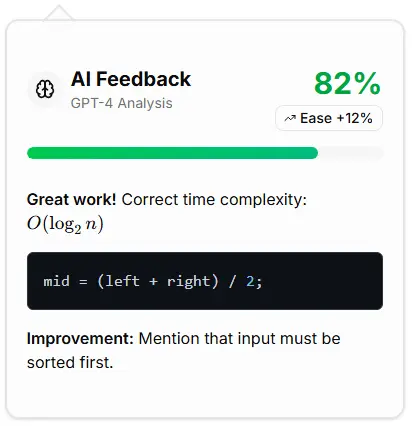Flashcard App w/ AI Grading